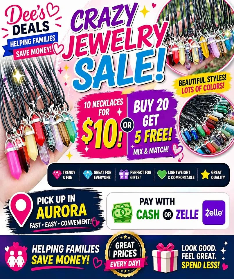 Jewelry Sale - 10 Items for $10