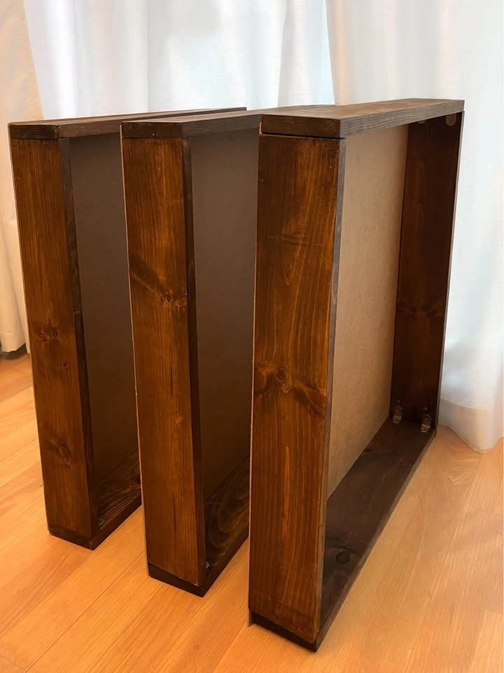 3x Underbed Drawers, Walnut Stain - photo 3
