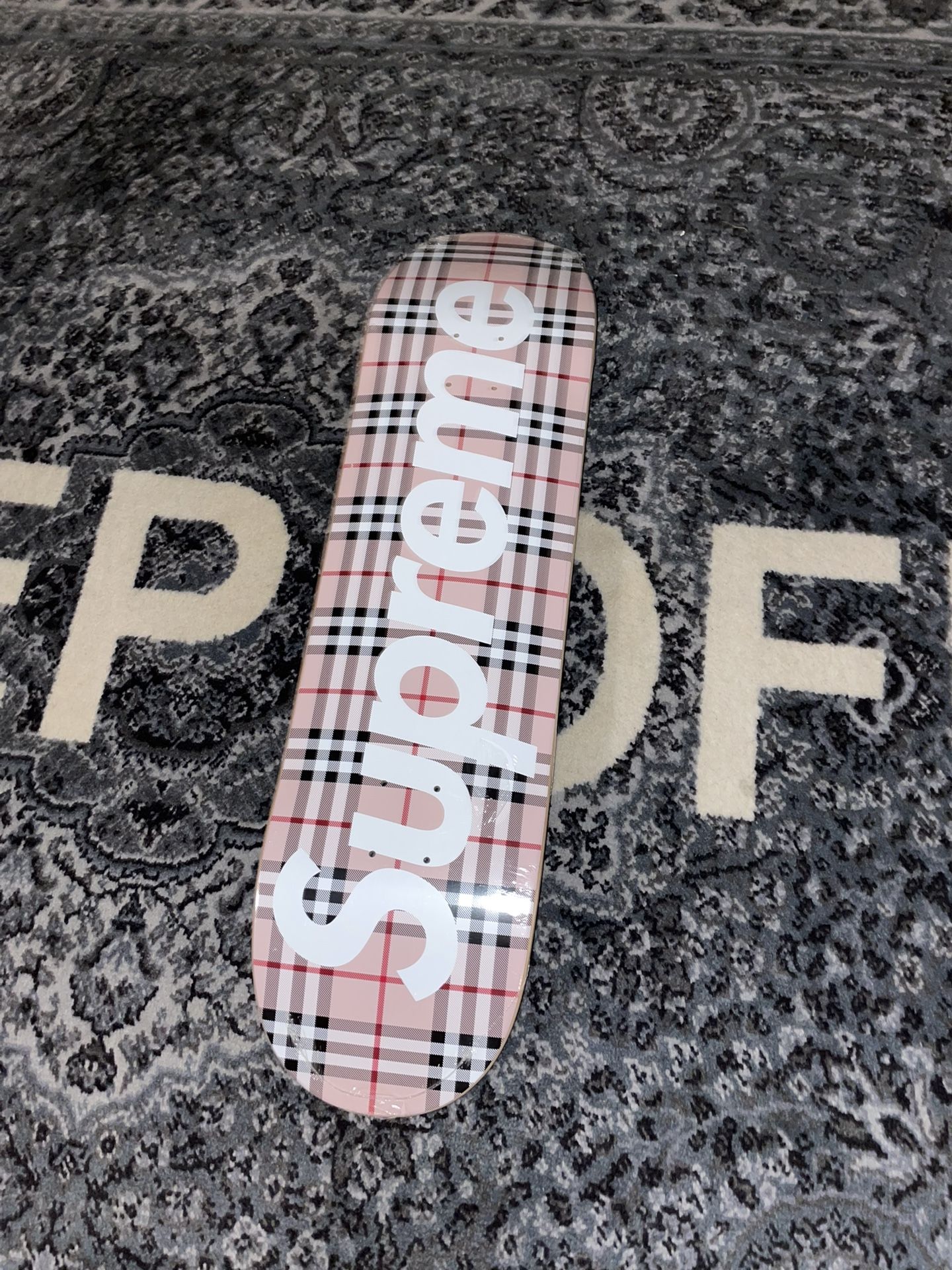 Supreme X Burberry Skateboard Deck