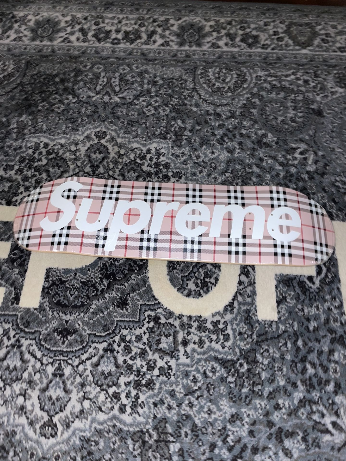 Supreme X Burberry Skateboard Deck - photo 2