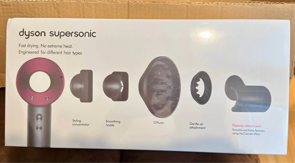 Dyson Supersonic Hair Dryer New w/ 5 Attachments - photo 2