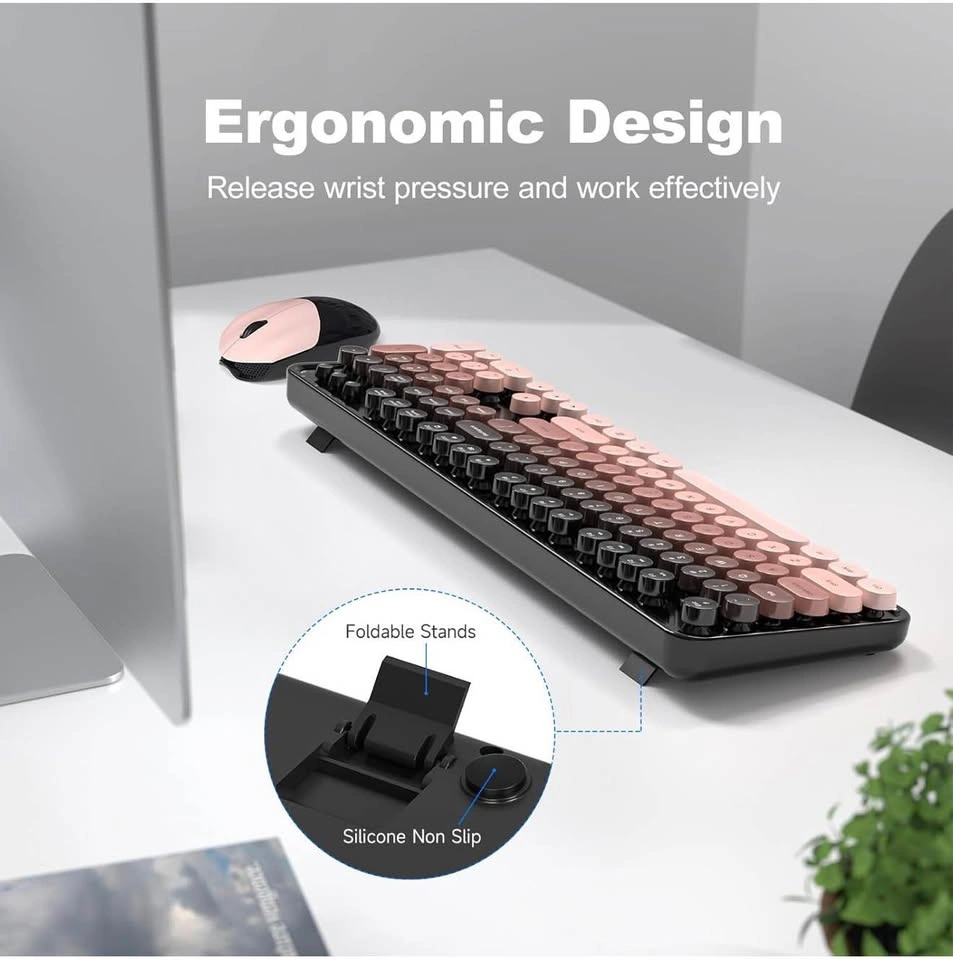(New) Wireless Keyboard and Mouse Combo (BlackBerry Gradient Col - photo 3
