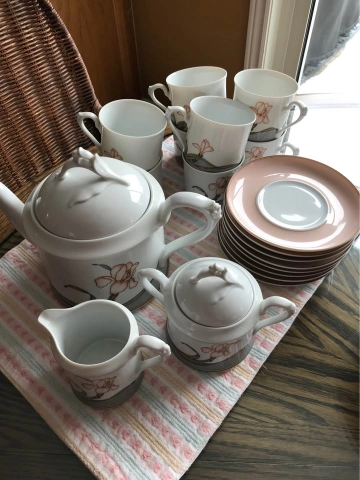 BelKraft Fine Porcelain China, Cameo Pattern, Service for 8 - photo 4
