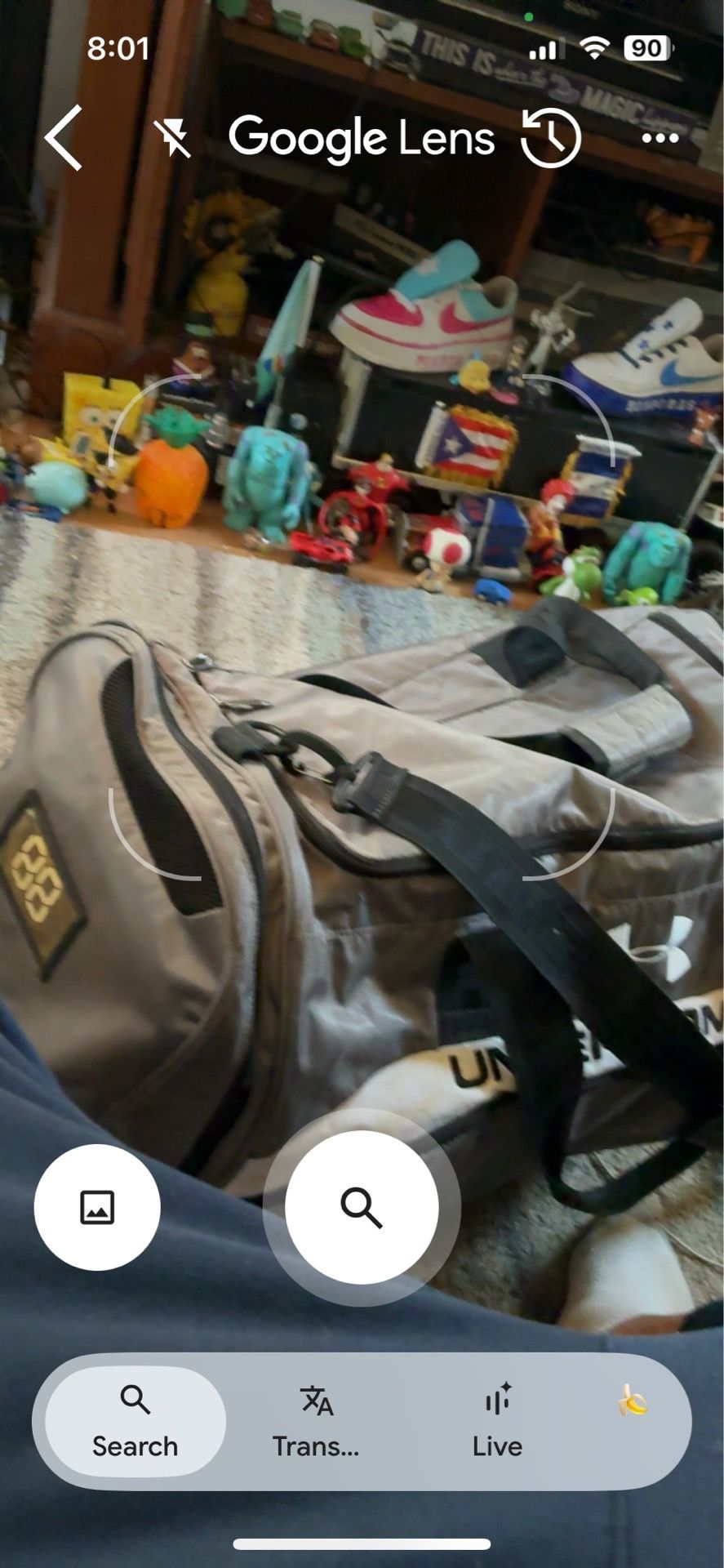 Under Armour duffel bag
