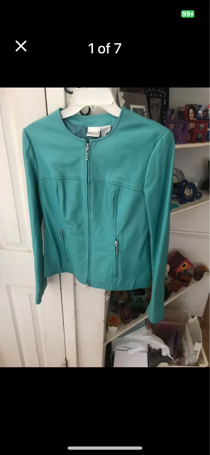 Women leather jacket