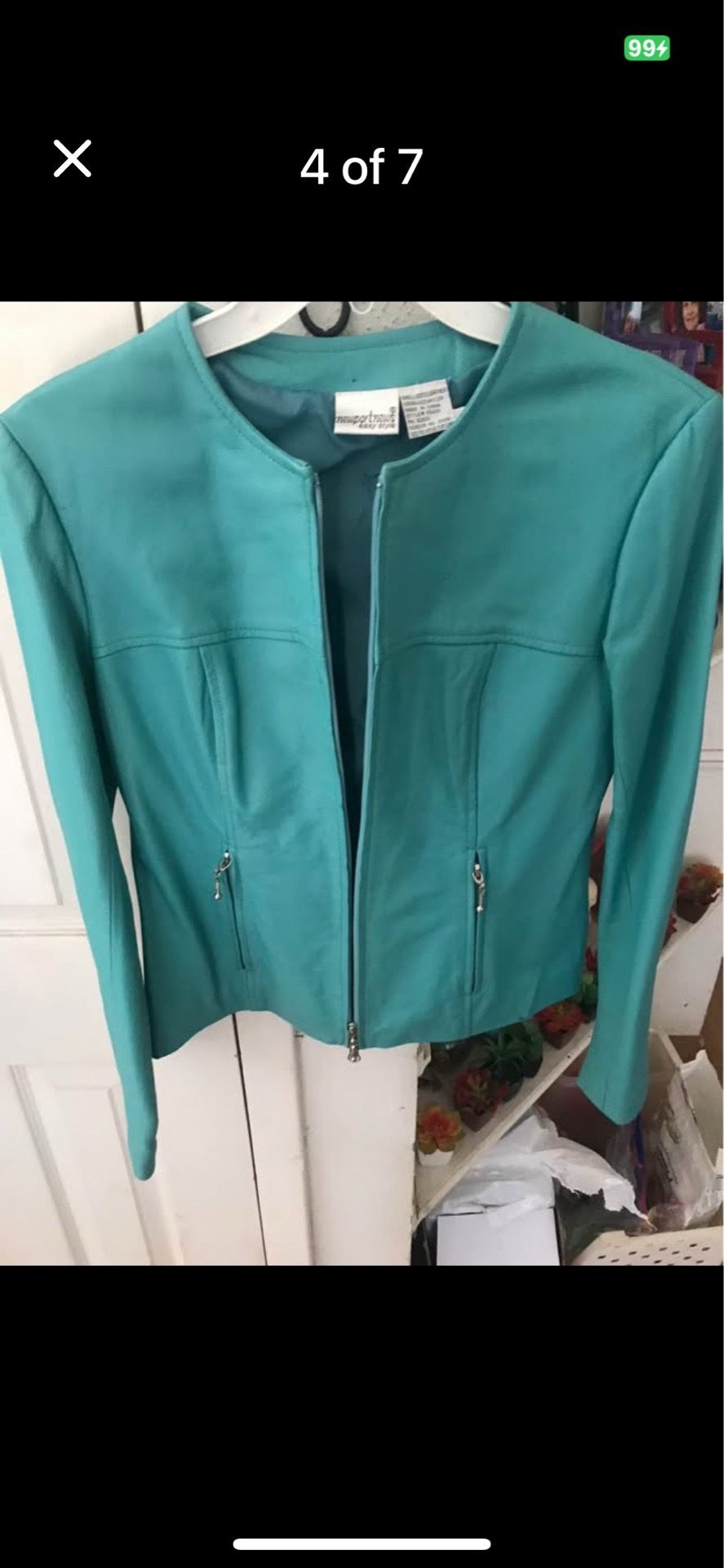 Women leather jacket - photo 4