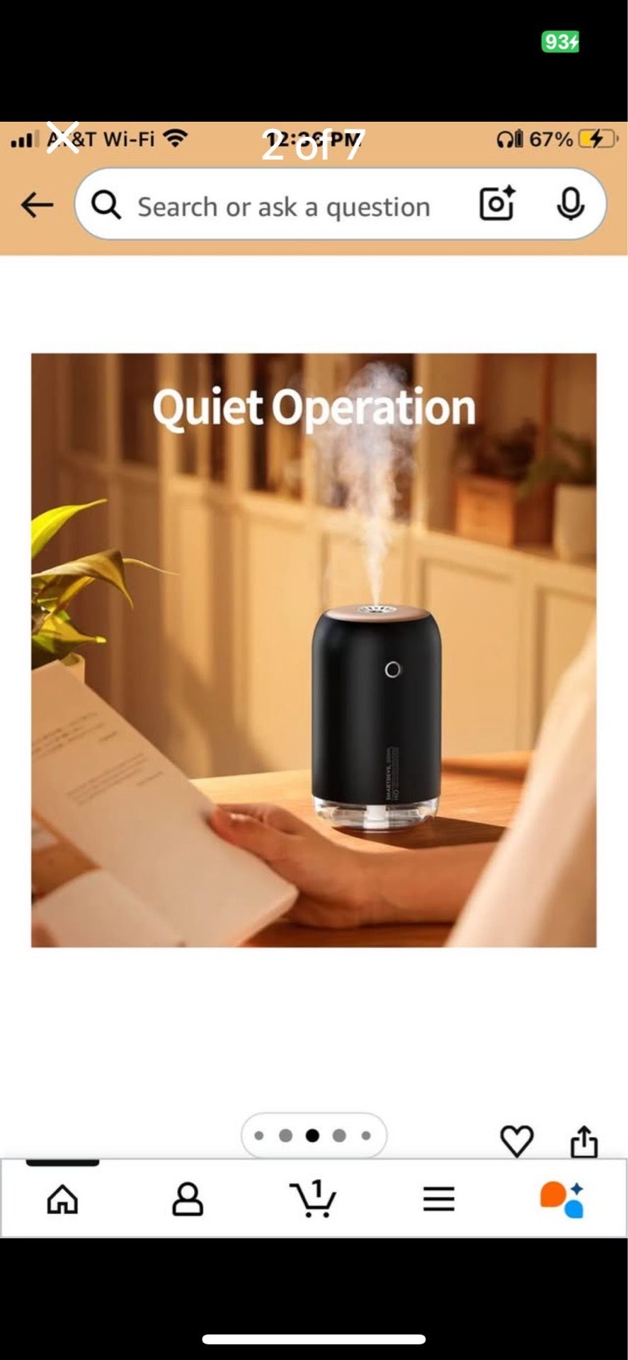 Portable mini humidifier