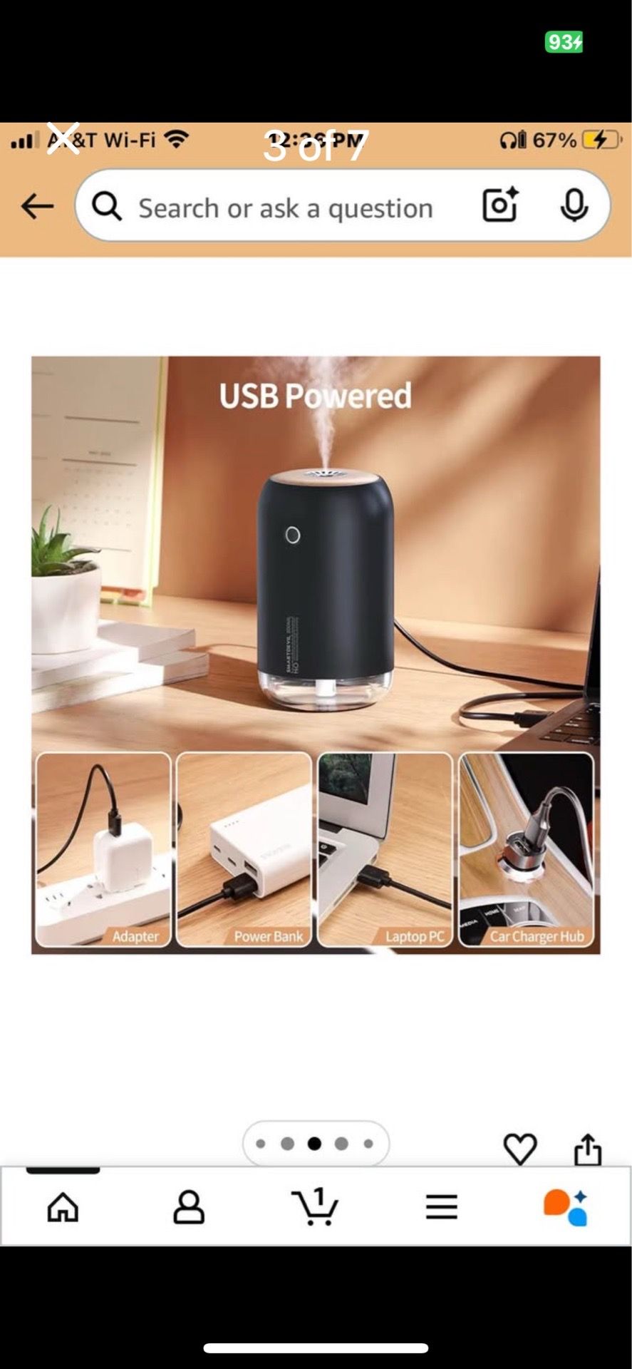 Portable mini humidifier - photo 2