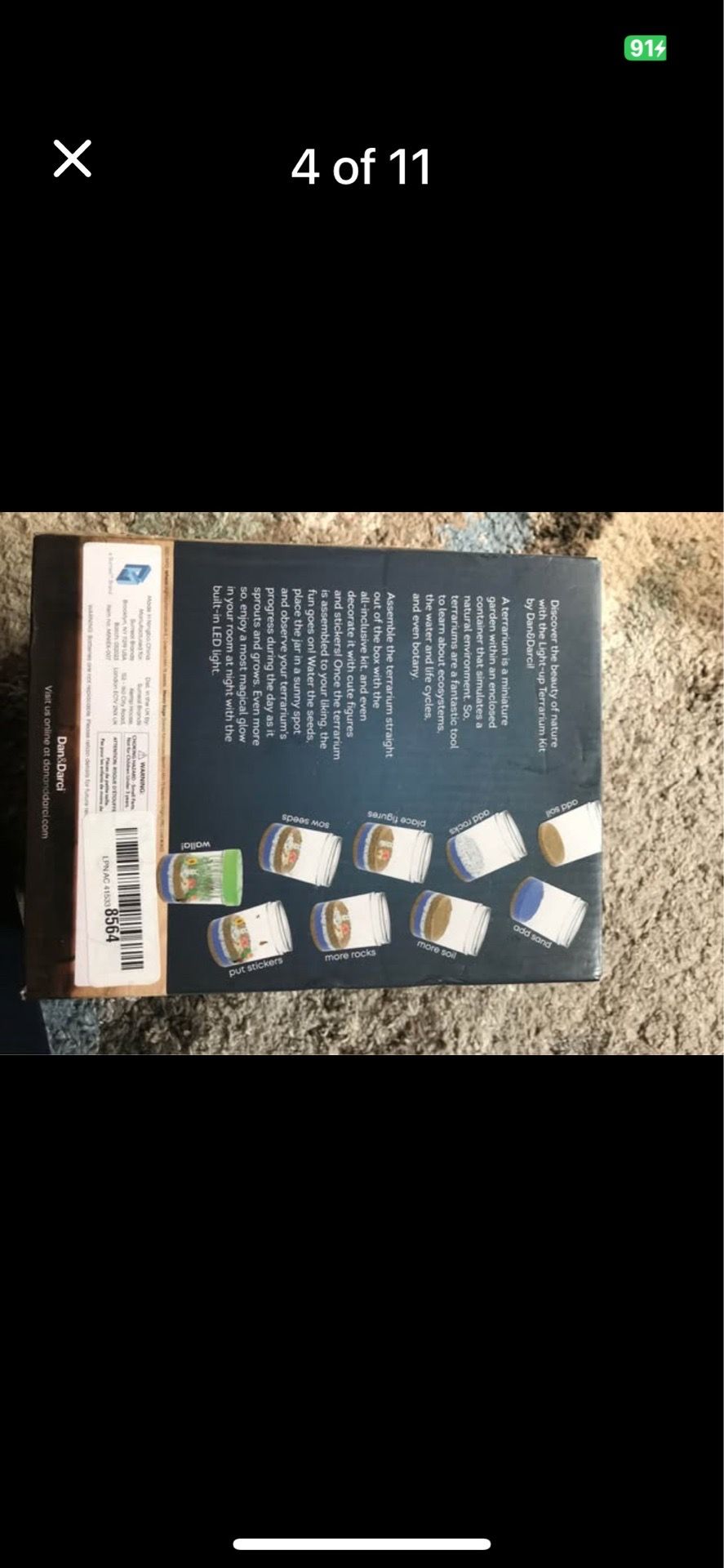 Kids light up terrarium kit - photo 3