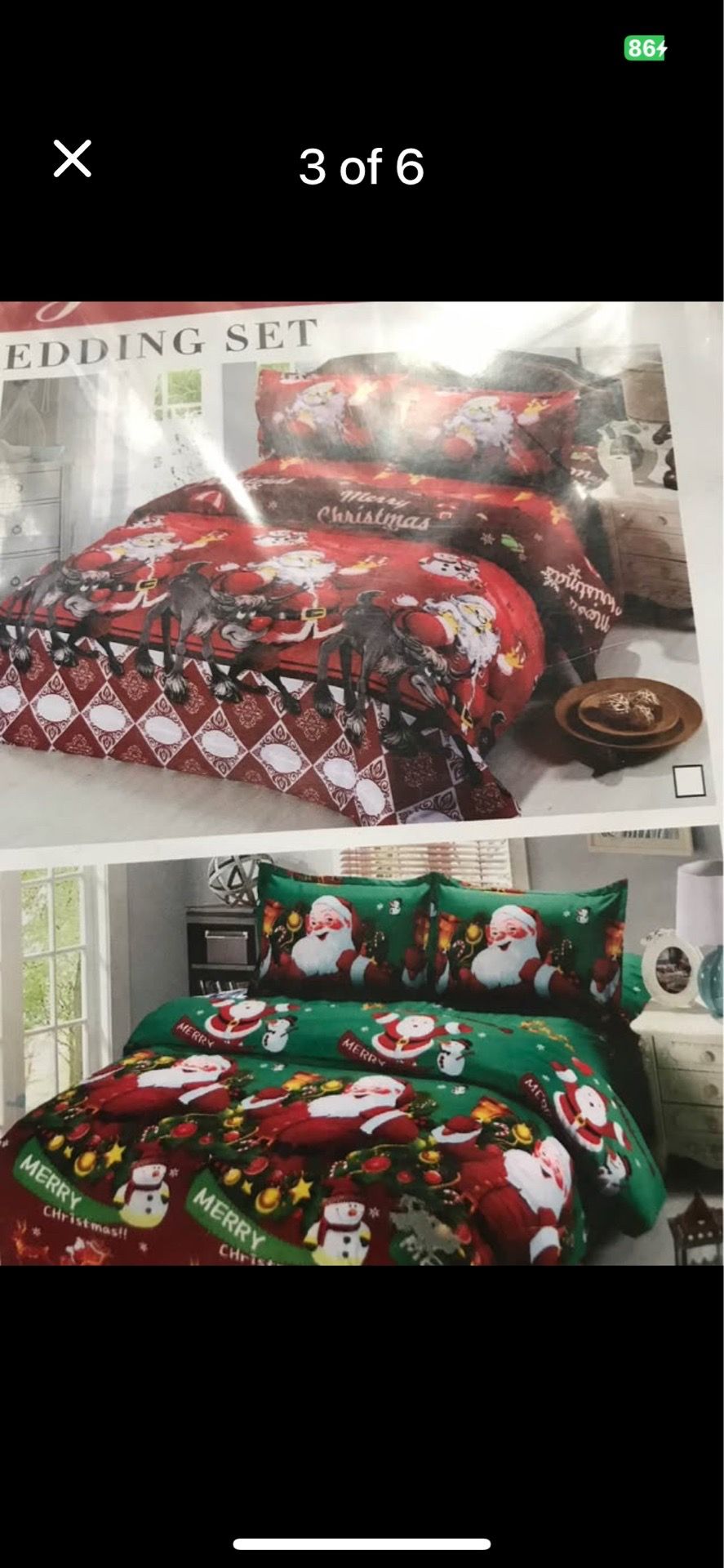 Jessy 3D Christmas Bedding Set - photo 2