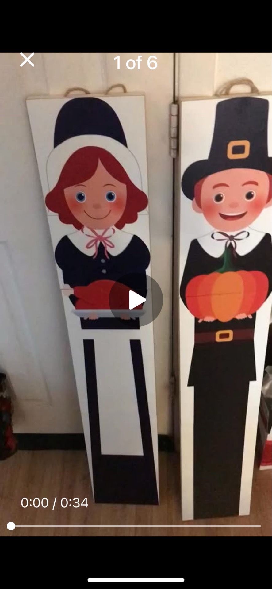 Outdoor pilgrims stands