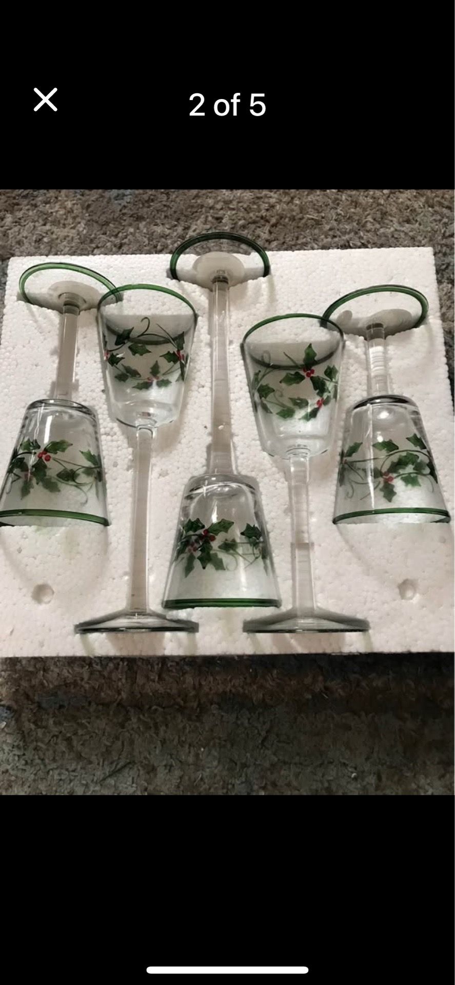 Christmas glasses