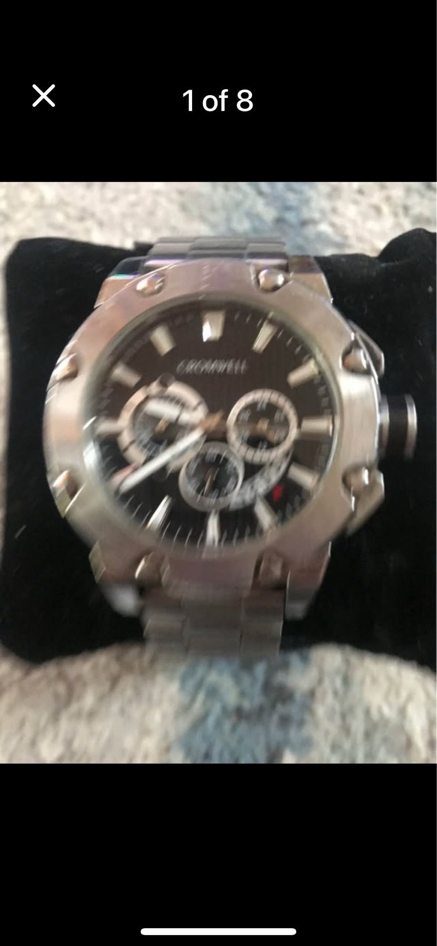 48MM Santa Cruz Silver Case Watch