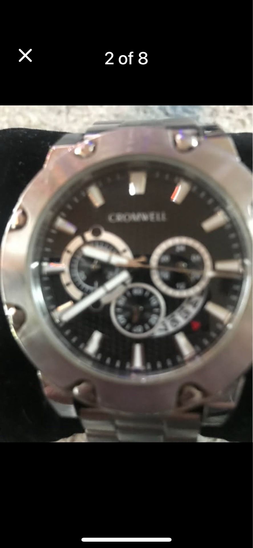 48MM Santa Cruz Silver Case Watch - photo 2