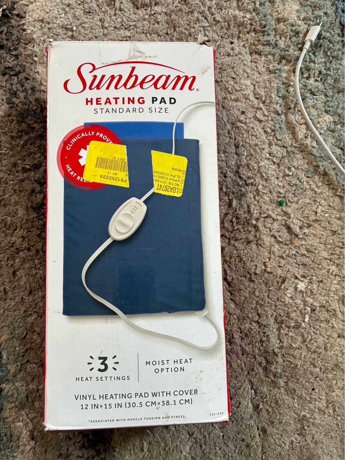 Sunbeam Standard Size Heating Pad