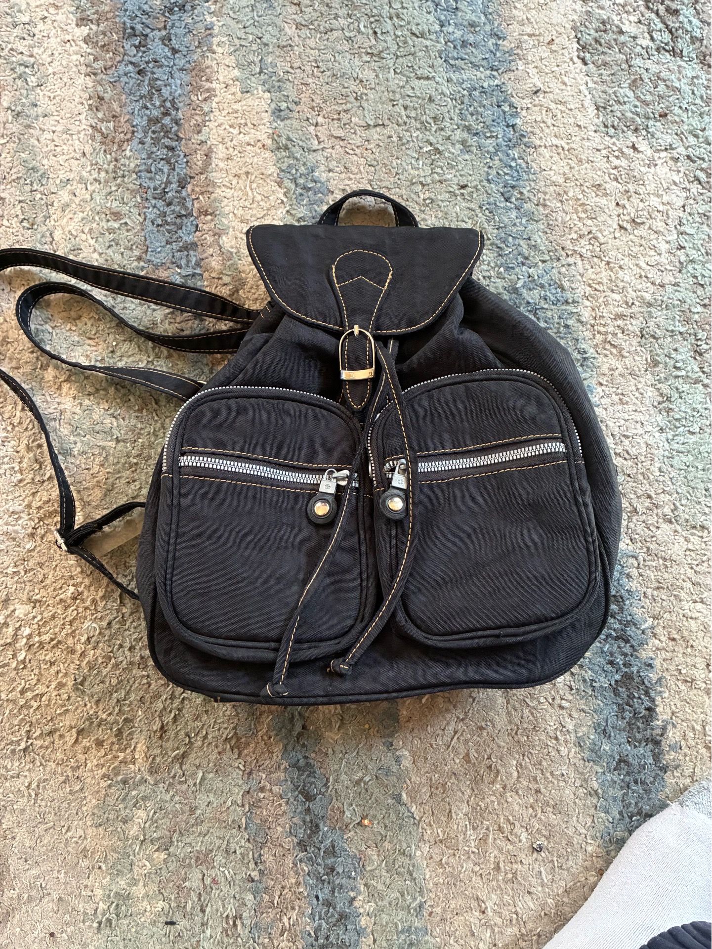 Women mini fabric backpack - photo 3