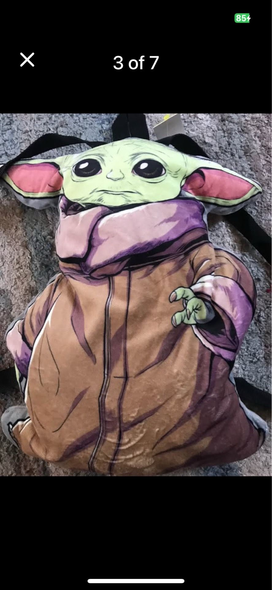Star Wars Mandalorian Baby Grogu Backpack - photo 2