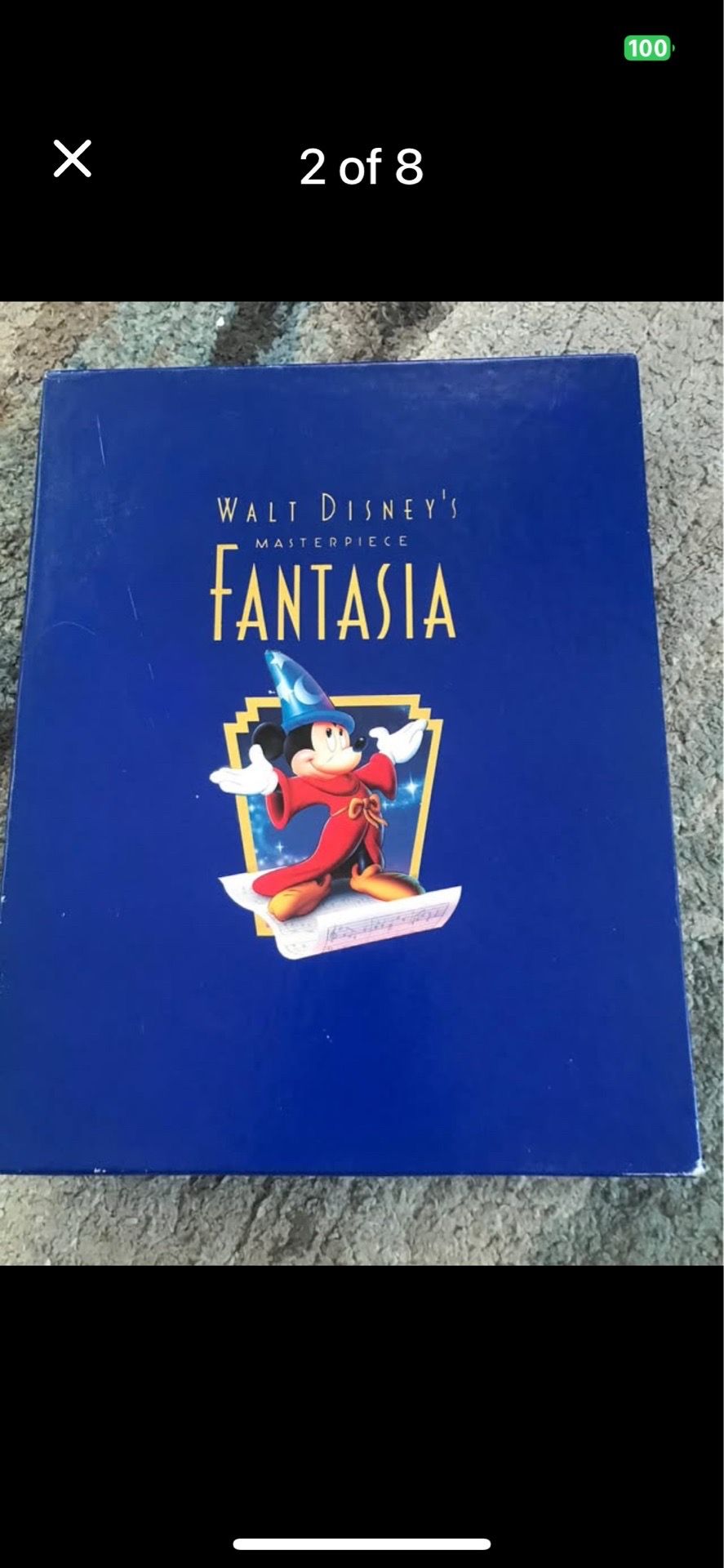 Disney Deluxe Fantasia VHS Set