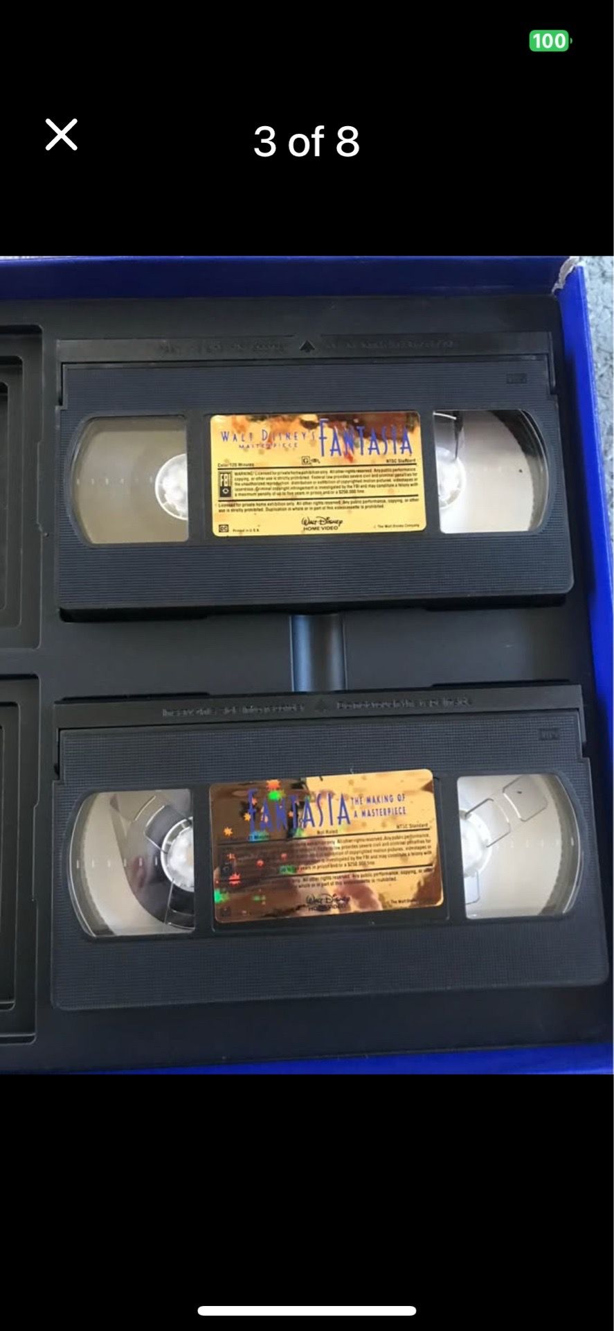 Disney Deluxe Fantasia VHS Set - photo 2