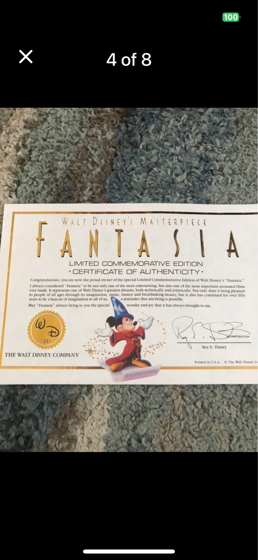 Disney Deluxe Fantasia VHS Set - photo 3
