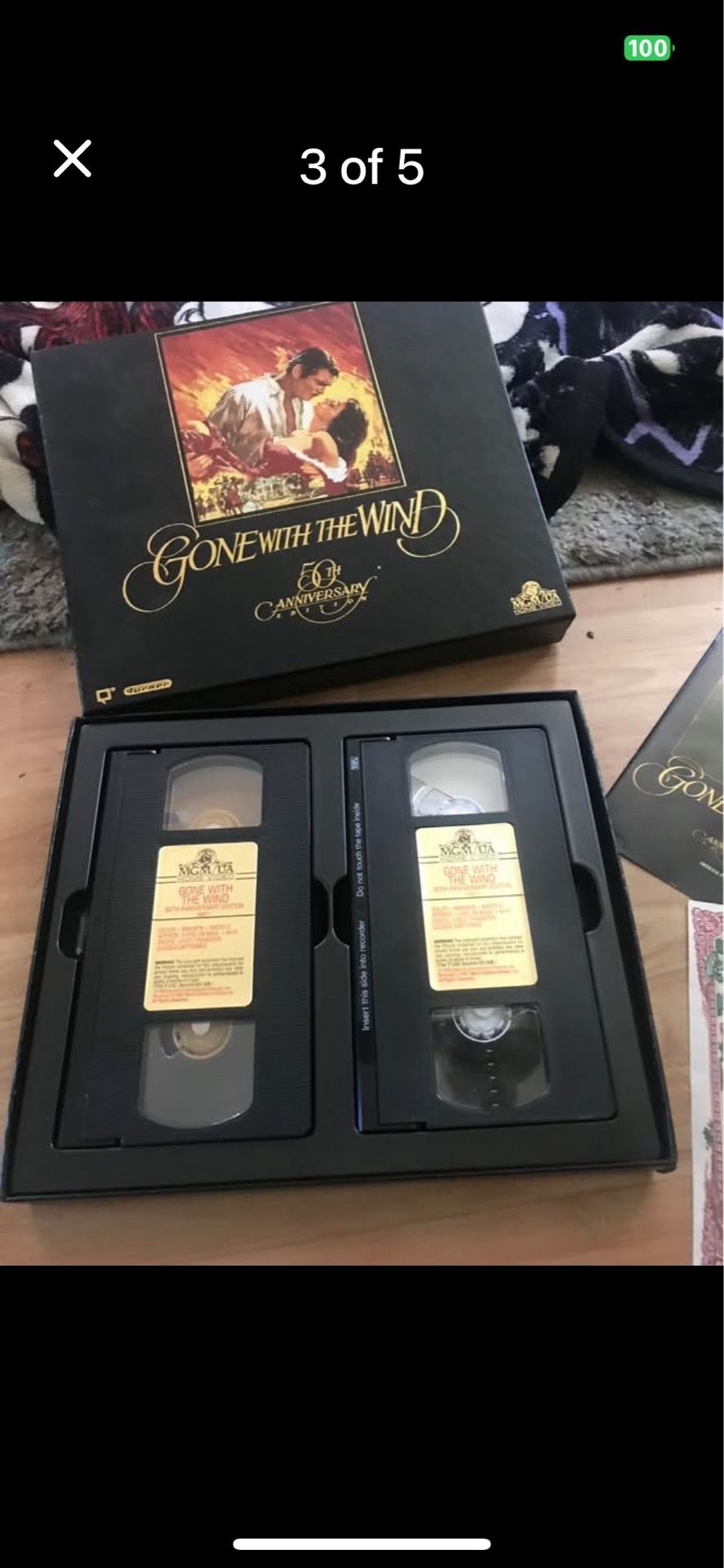 Gone with the Wind 50th Anniversary VHS Set - photo 3