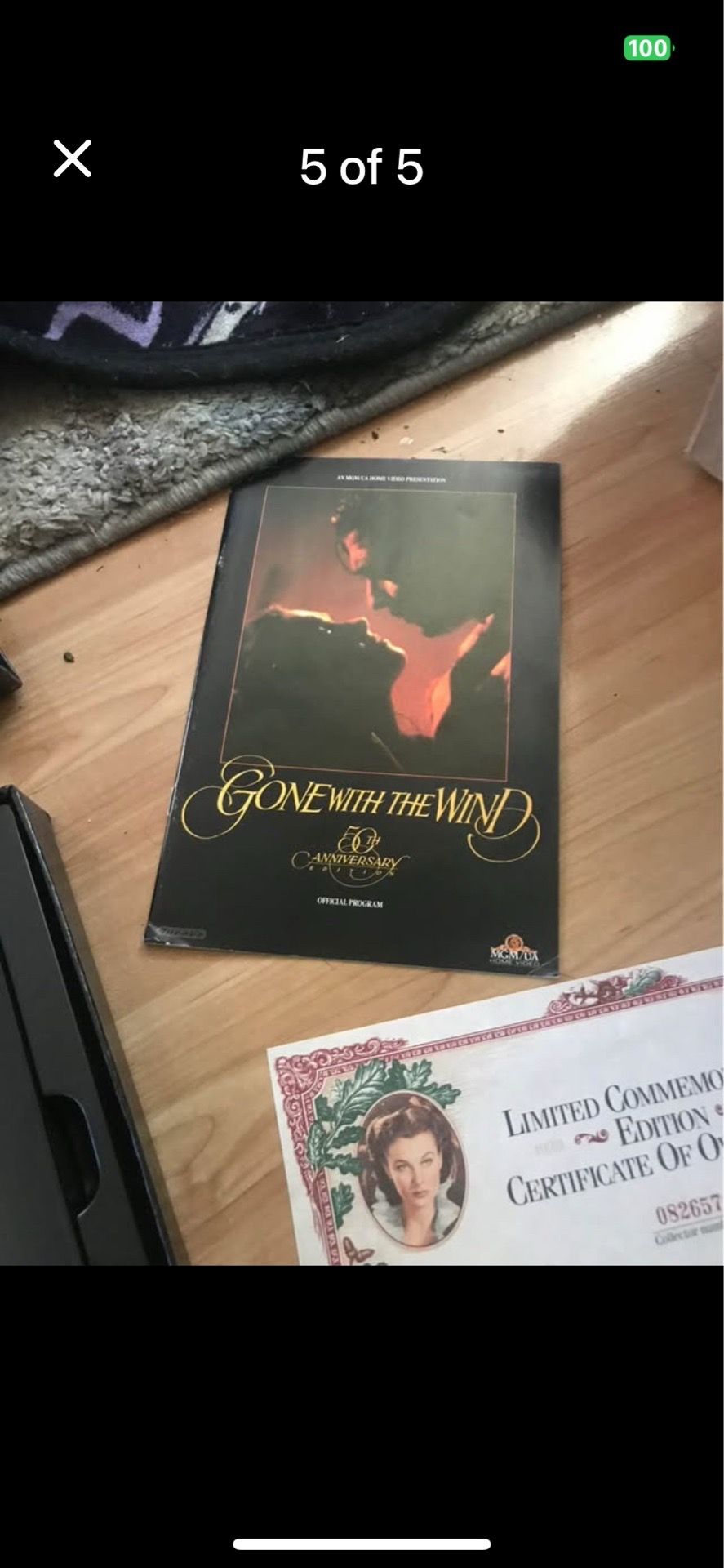 Gone with the Wind 50th Anniversary VHS Set - photo 5