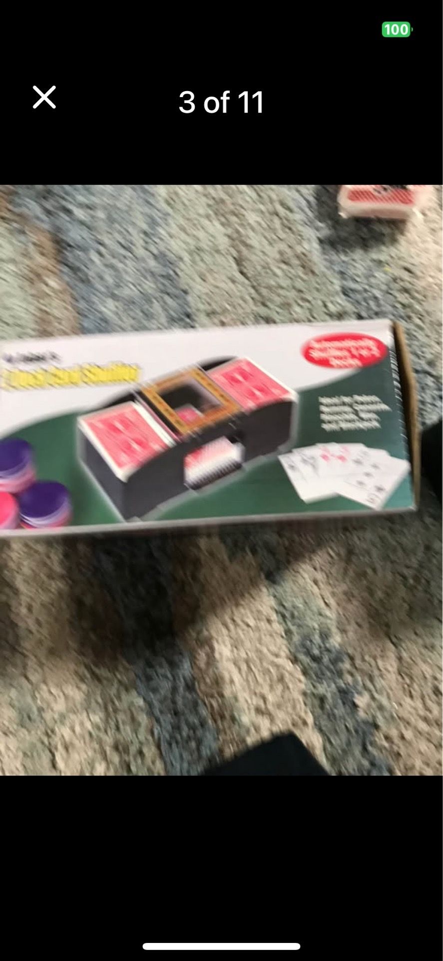Two Deck Card Shuffler with Two Decks of Cards - photo 2