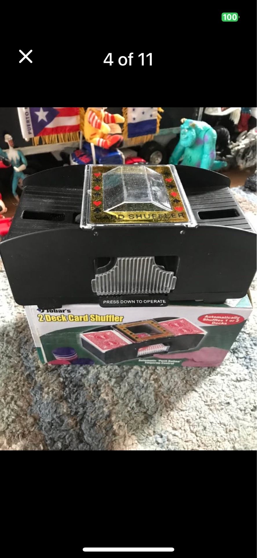 Two Deck Card Shuffler with Two Decks of Cards - photo 3