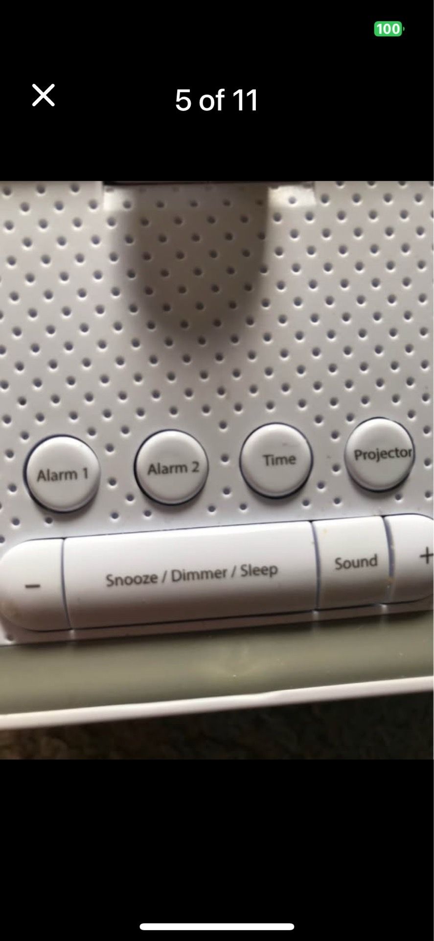 Sharp Projection Alarm Clock - photo 4