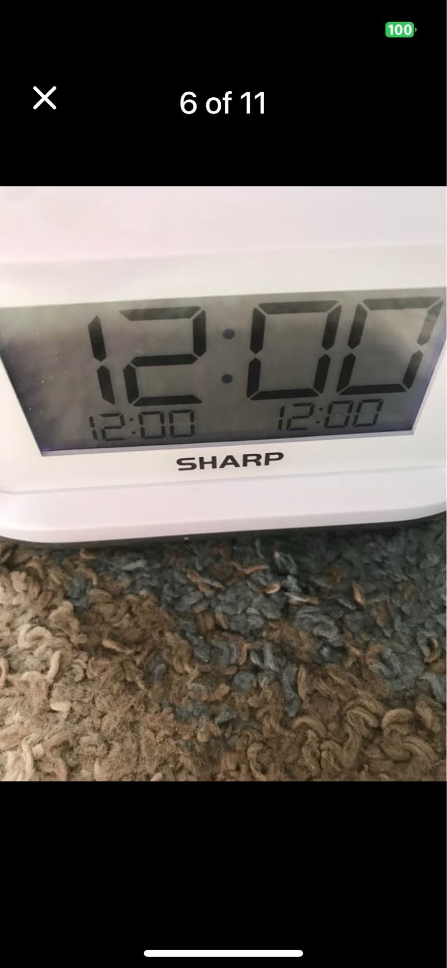 Sharp Projection Alarm Clock - photo 5