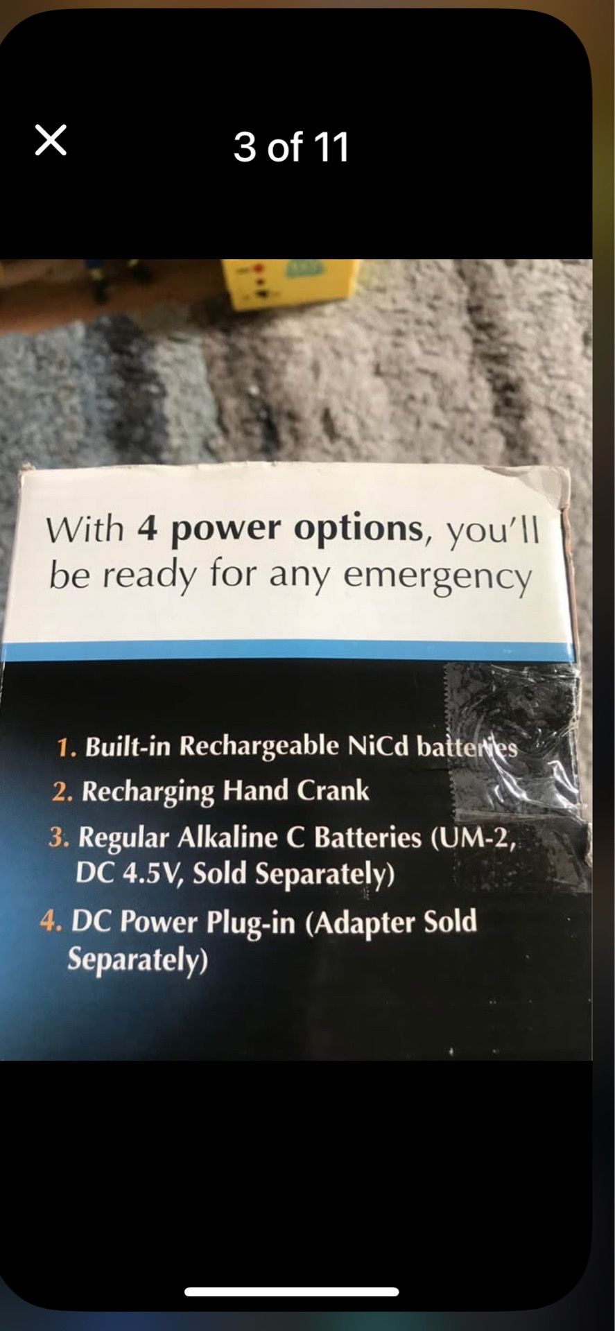 5 in 1 Emergency Radio and Flashlight - photo 2