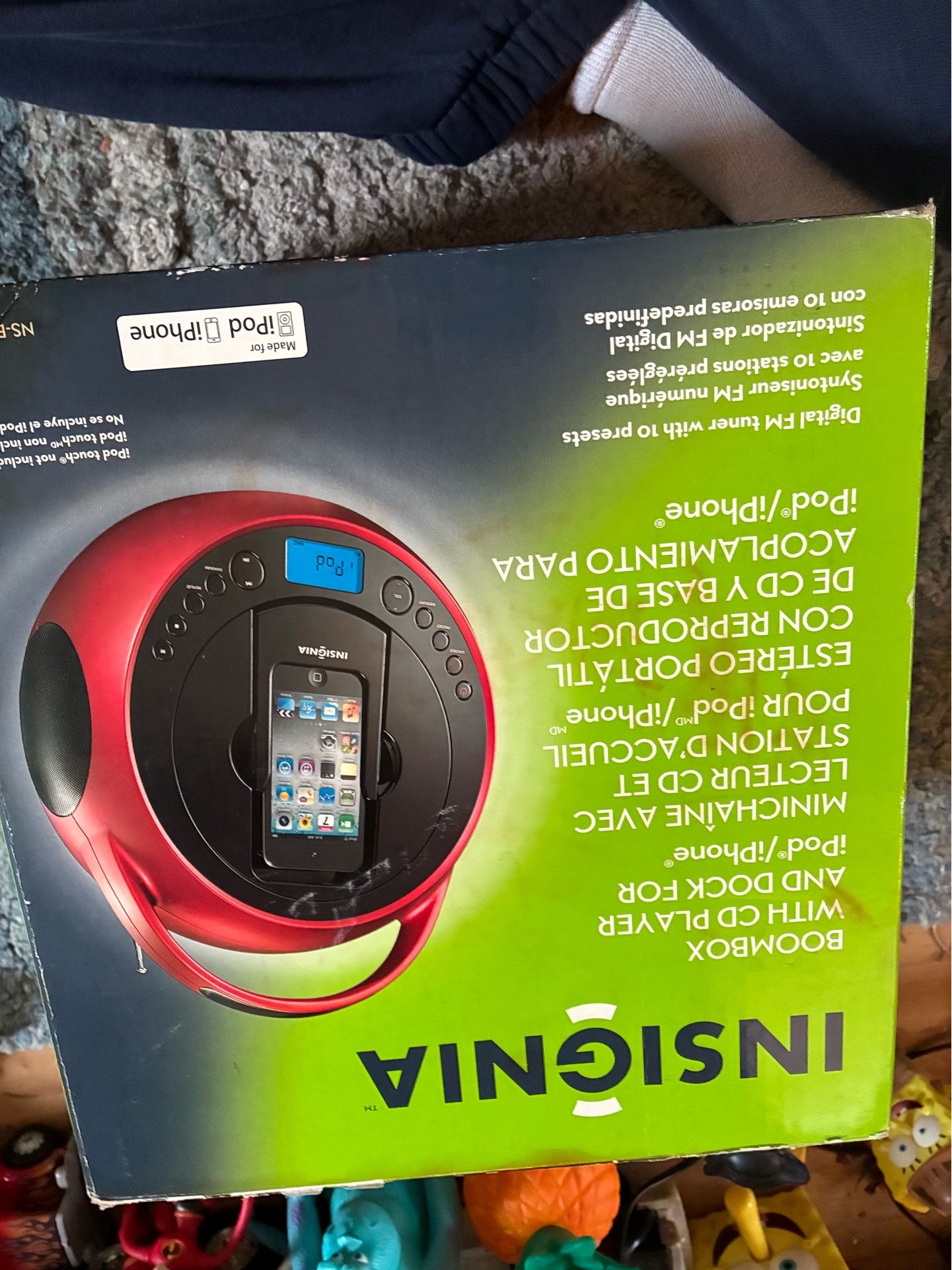 Insignia Boombox with CD Player