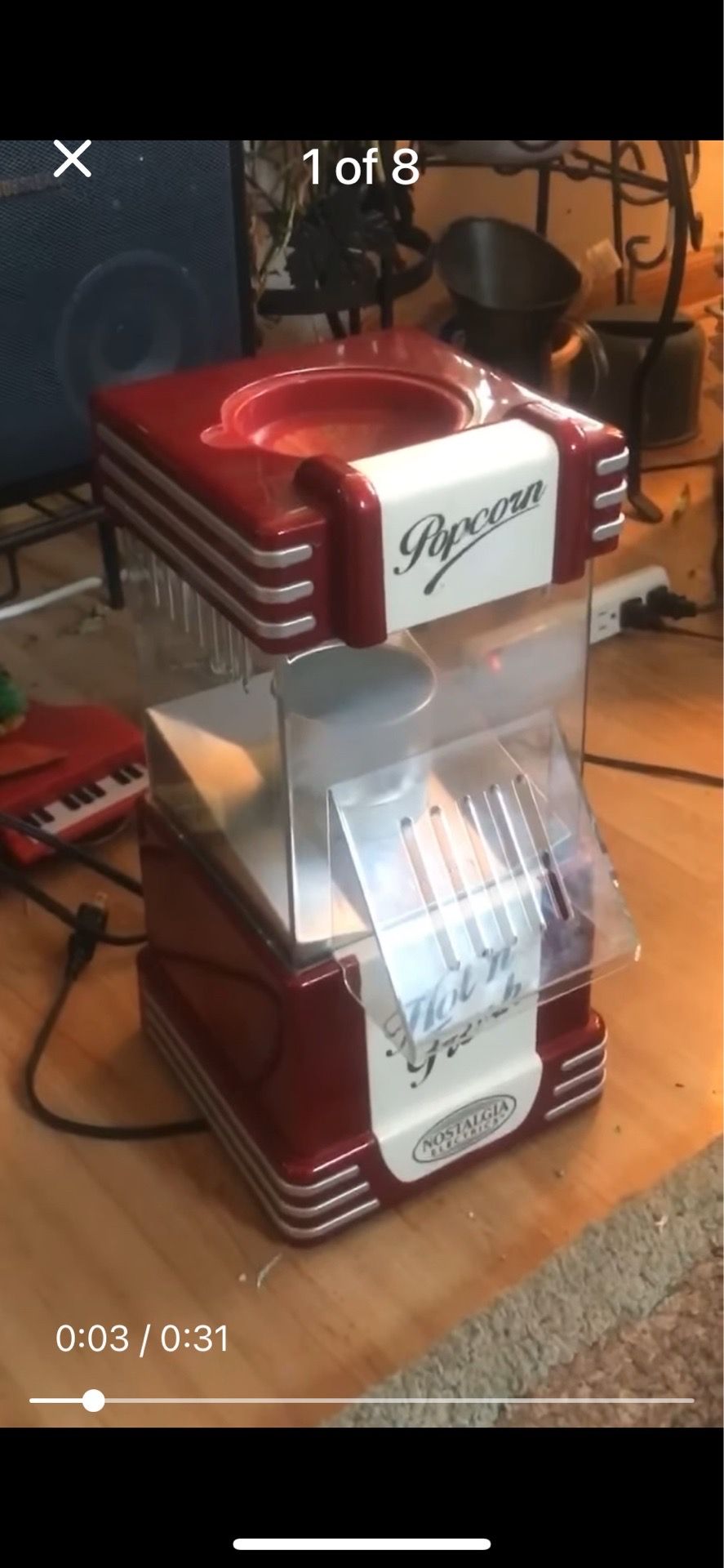 Nostalgia 12-cup popcorn maker