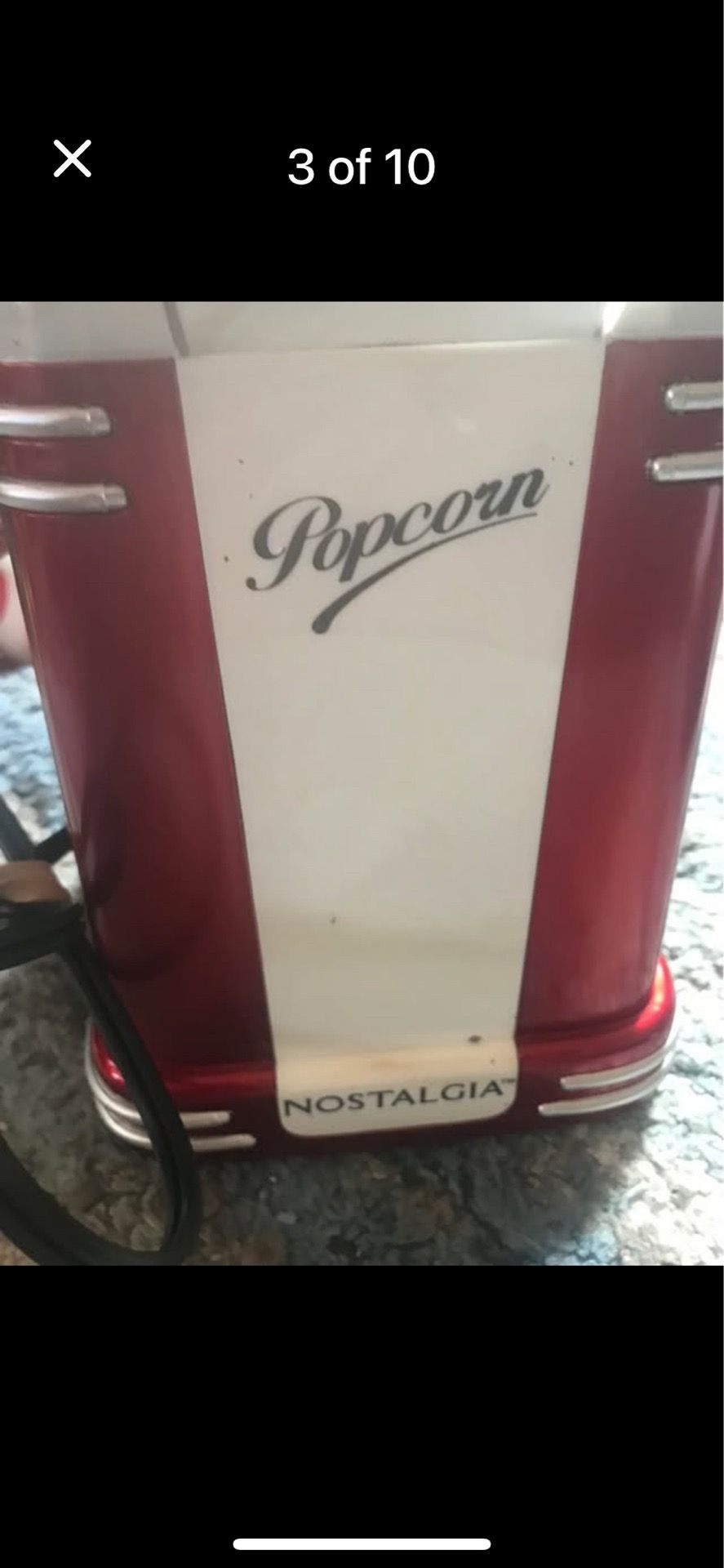 Nostalgia Retro hot air popcorn maker - photo 2