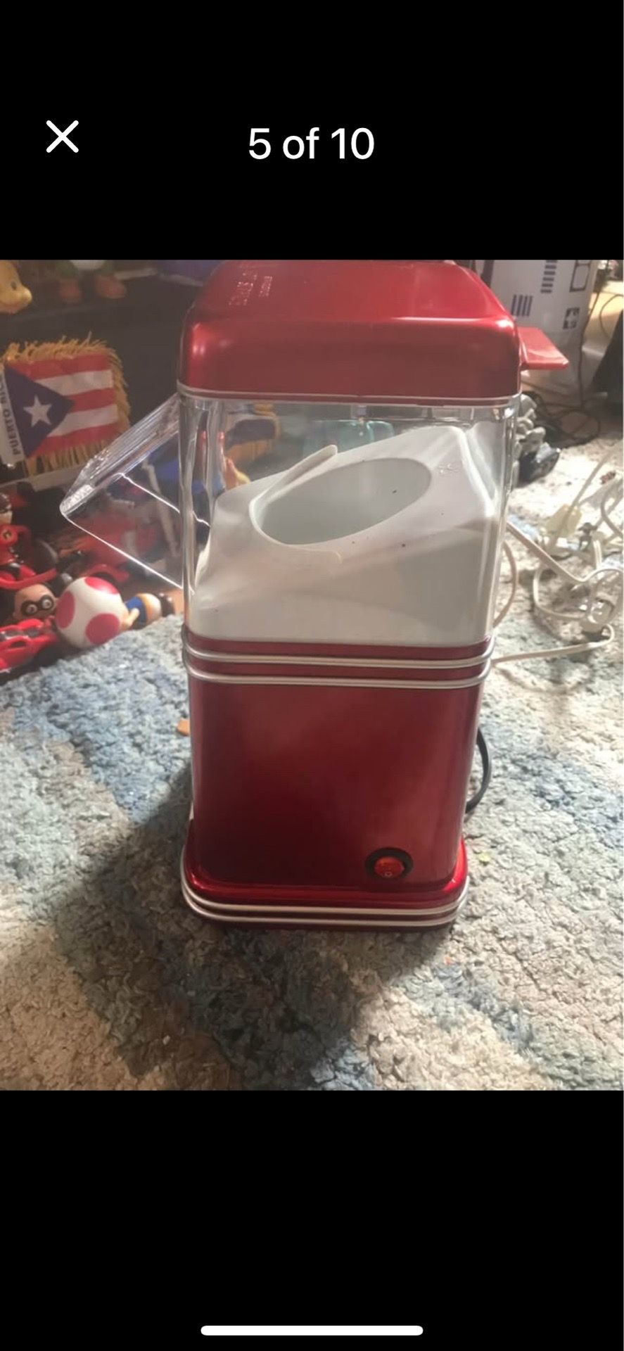 Nostalgia Retro hot air popcorn maker - photo 4
