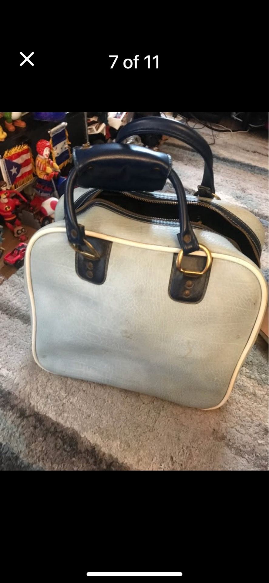 Bowling ball with carrying case and shoes combo - photo 5