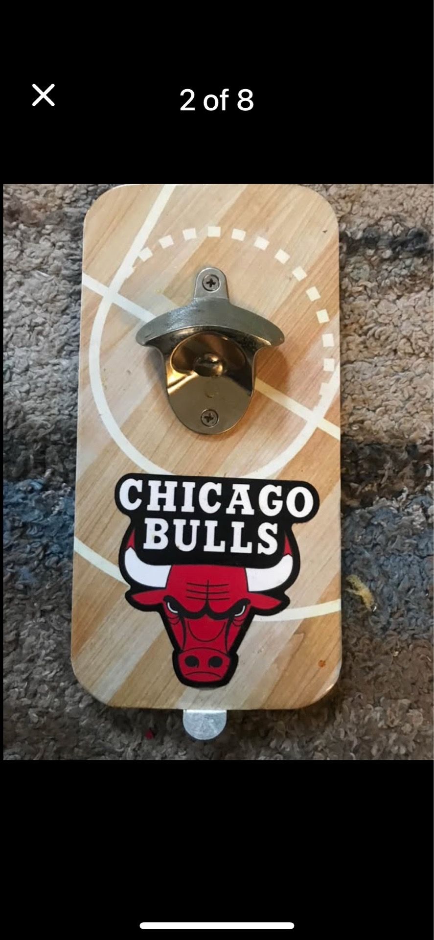 Chicago Bulls Magnetic Bottle Opener