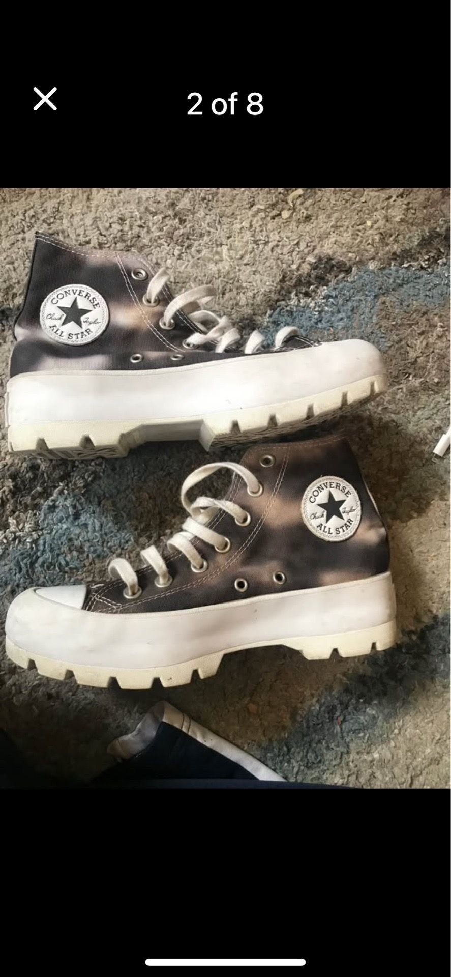 Converse All-Star Camouflage Platform High Tops