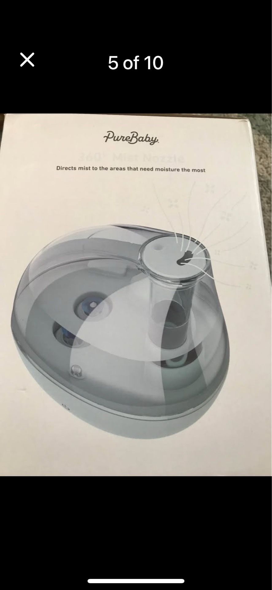 Pure Baby Ultrasonic Cool Mist Humidifier - photo 4