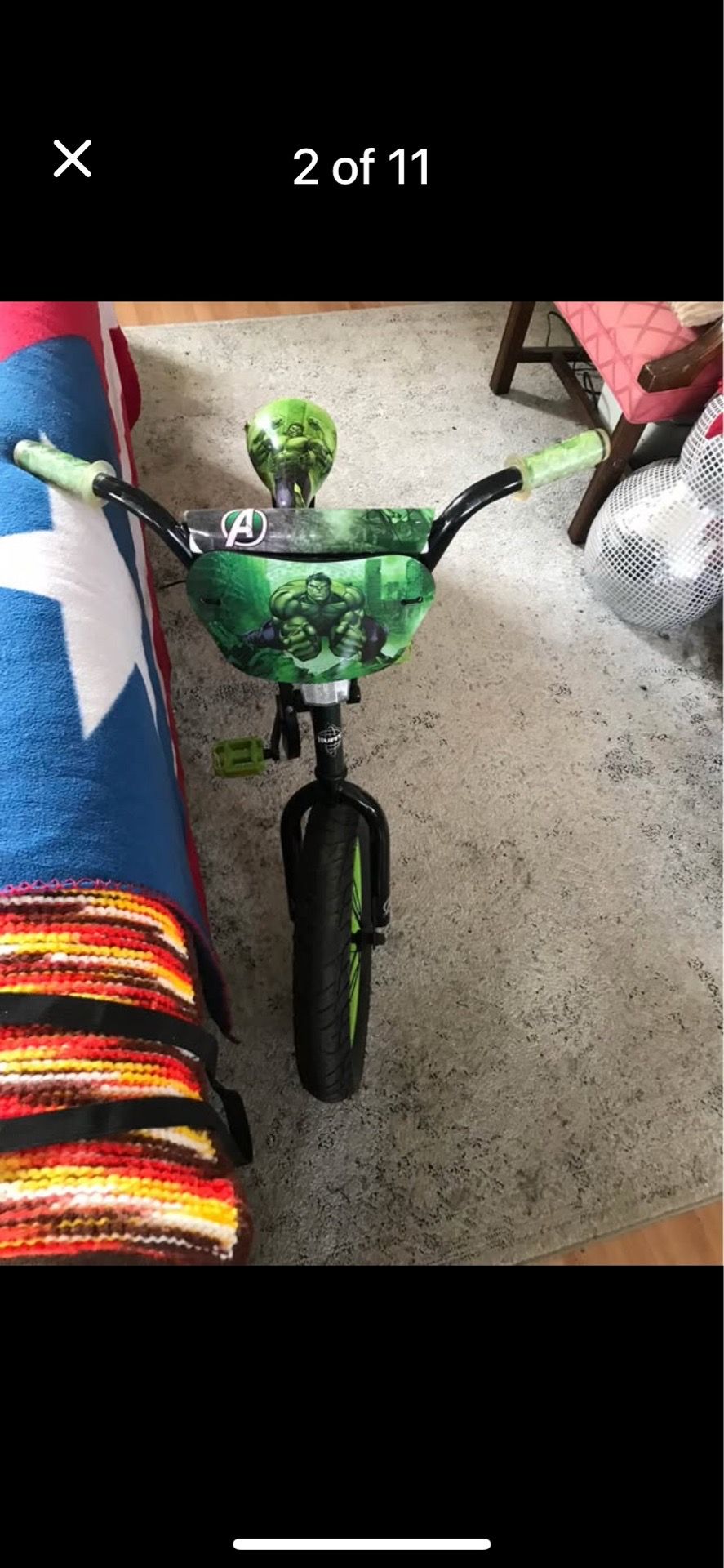 Huffy 16” Boys Hulk Bike