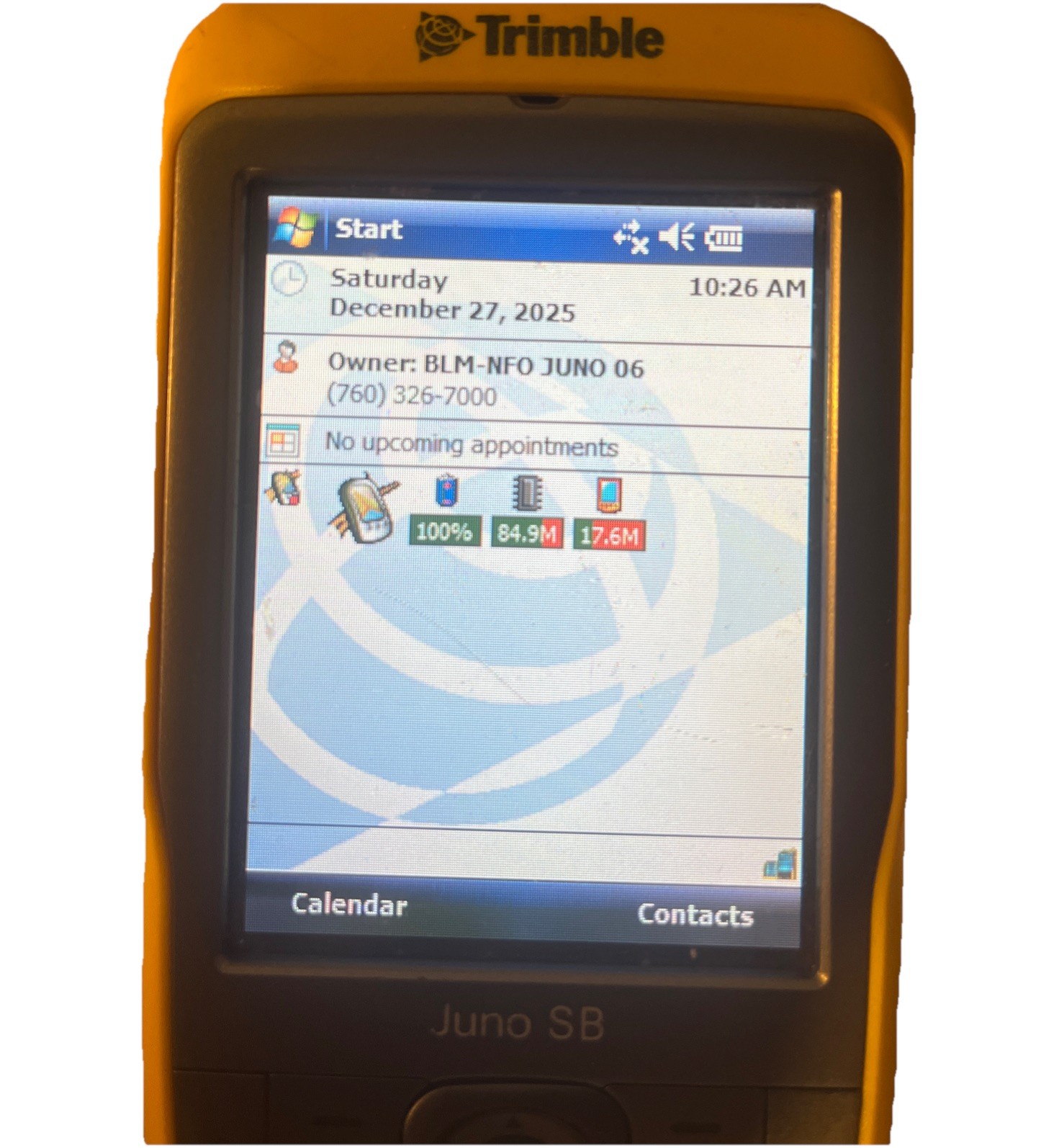 Trimble Juno SB Outdoor Data Collector GPS - photo 2