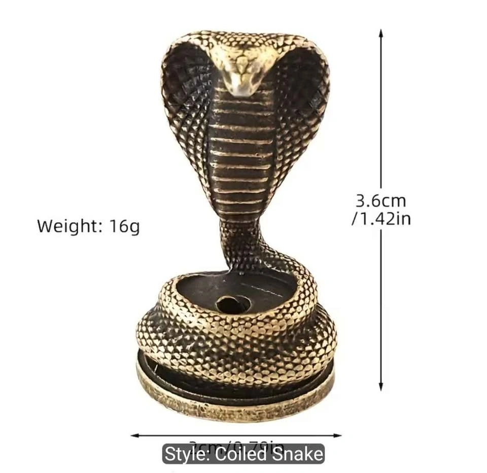 Snake Incense Holder - Elegant Snake design, for Home/Office Dec - photo 2
