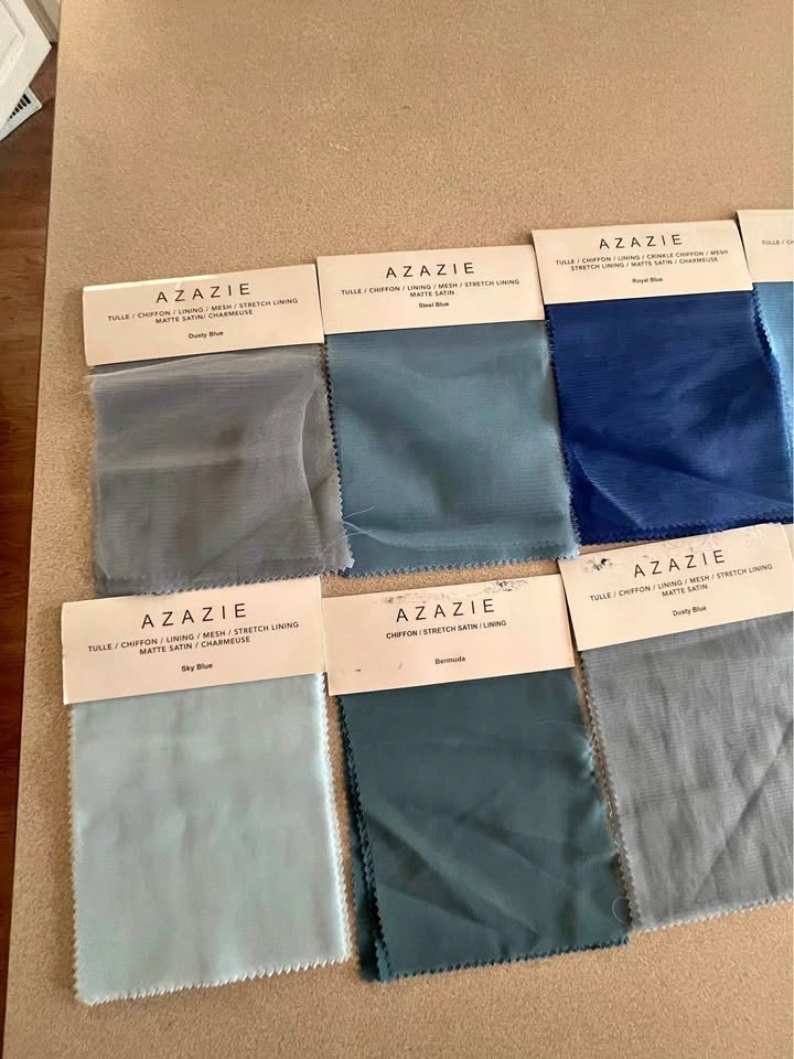 Azazie Fabric Swatches