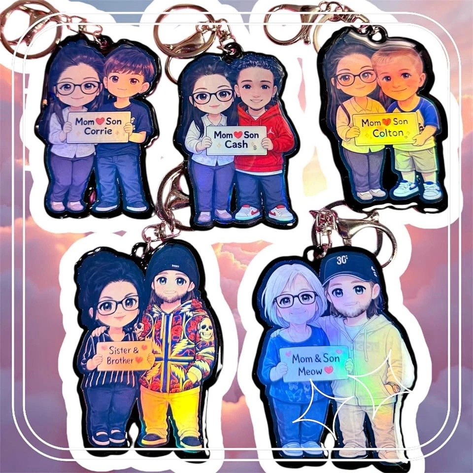 Mother's Day Chibi Keychain