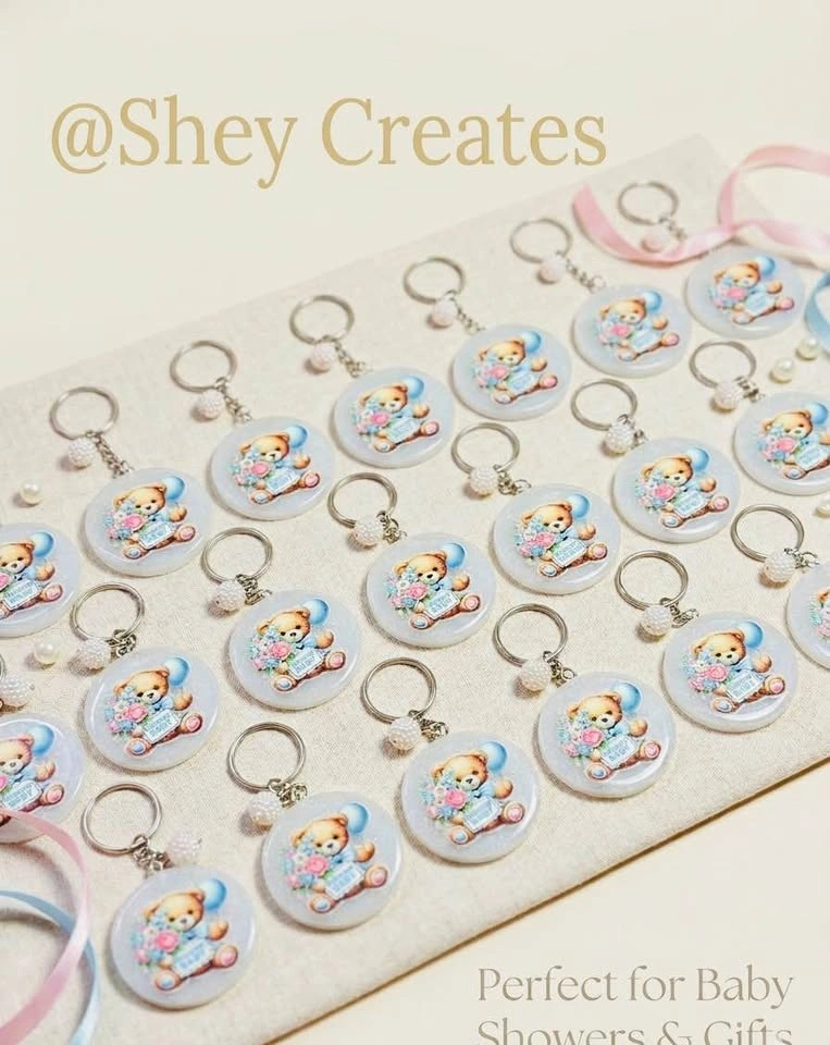 Baby Shower Keychain Favours - photo 2