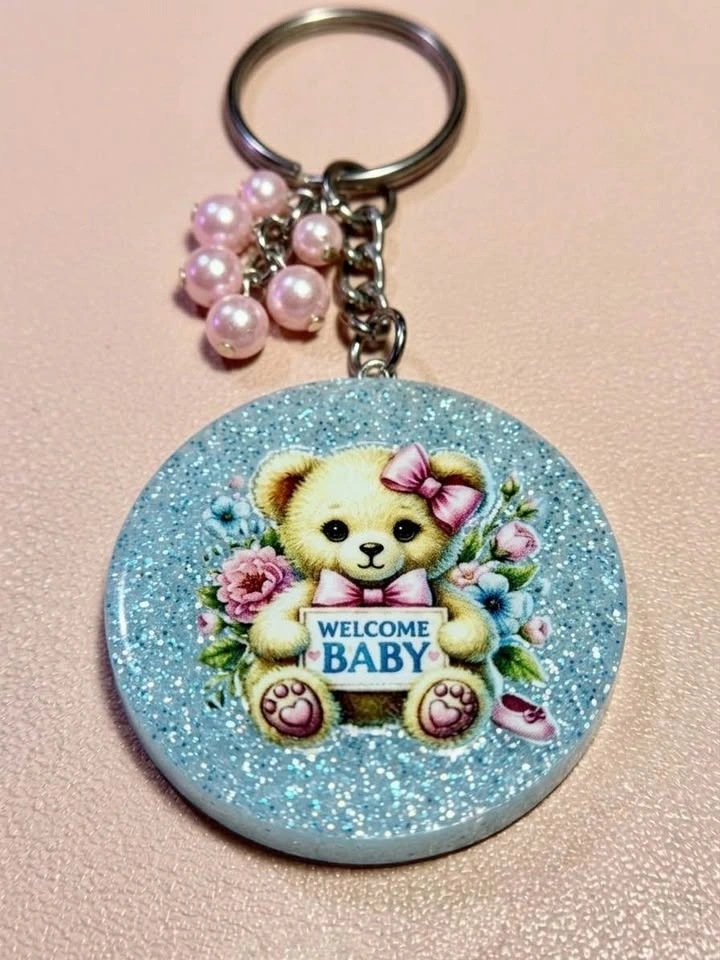Baby Shower Keychain Favours - photo 4
