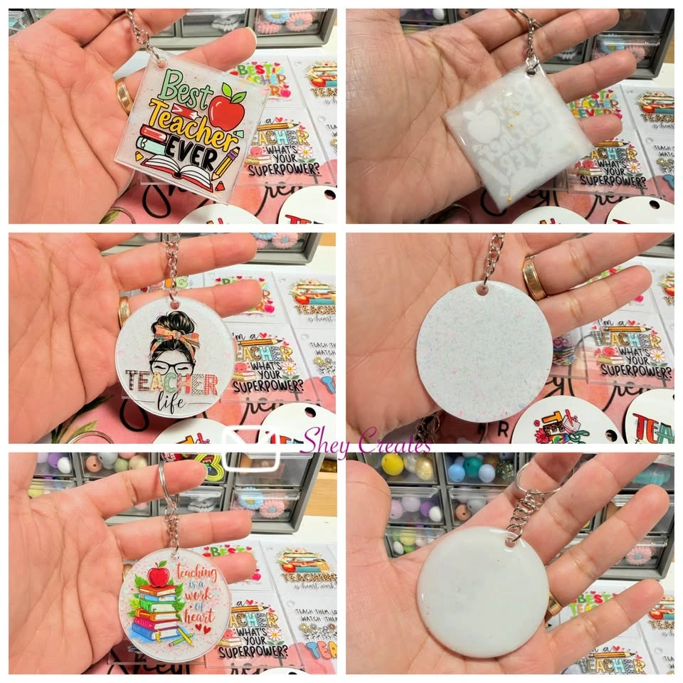 Personalized Keychain for Teachers - photo 2