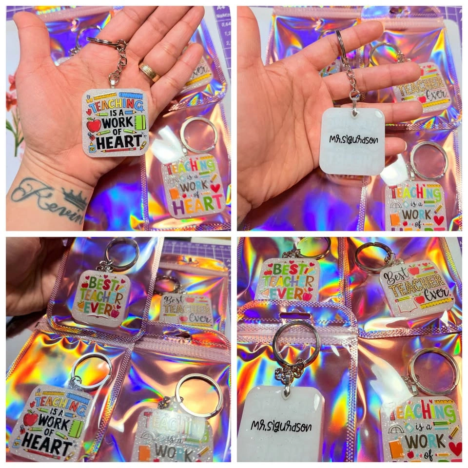 Personalized Keychain for Teachers - photo 3