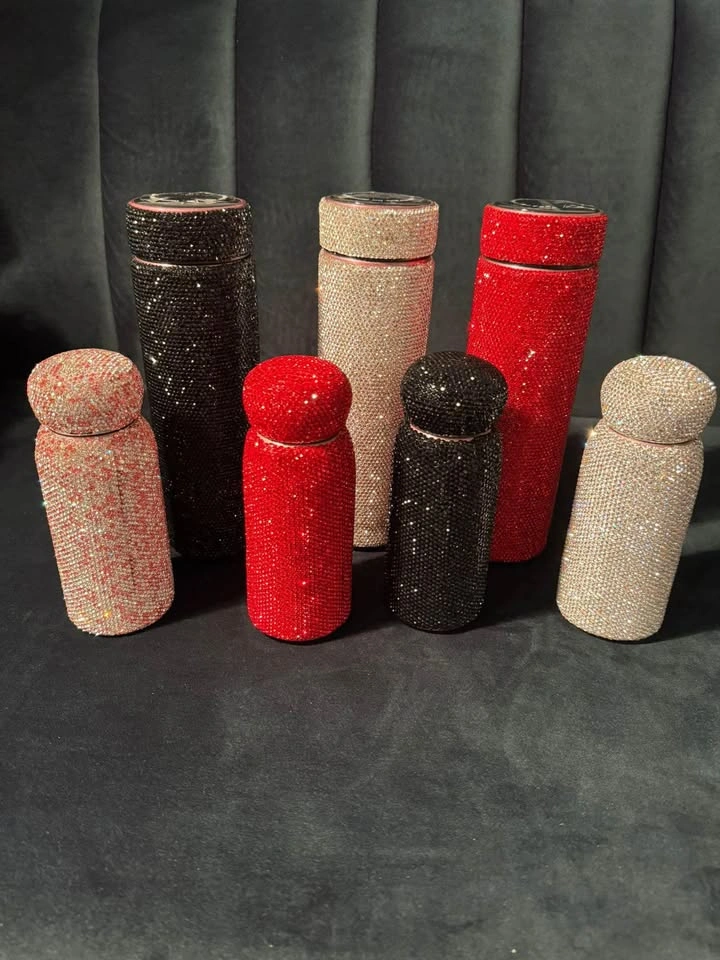Rhinestone Tumblers w/ Temp Sensor Lid (500ml) - photo 2