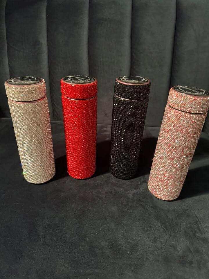 Rhinestone Tumblers w/ Temp Sensor Lid (500ml) - photo 4